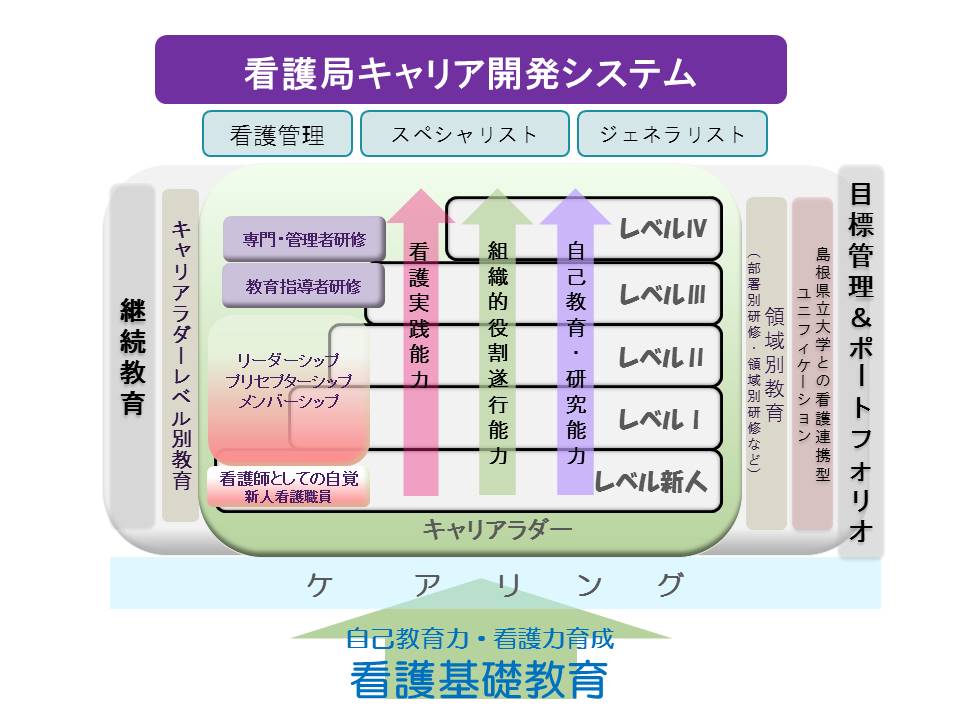 看護職員教育プログラムの流れ図